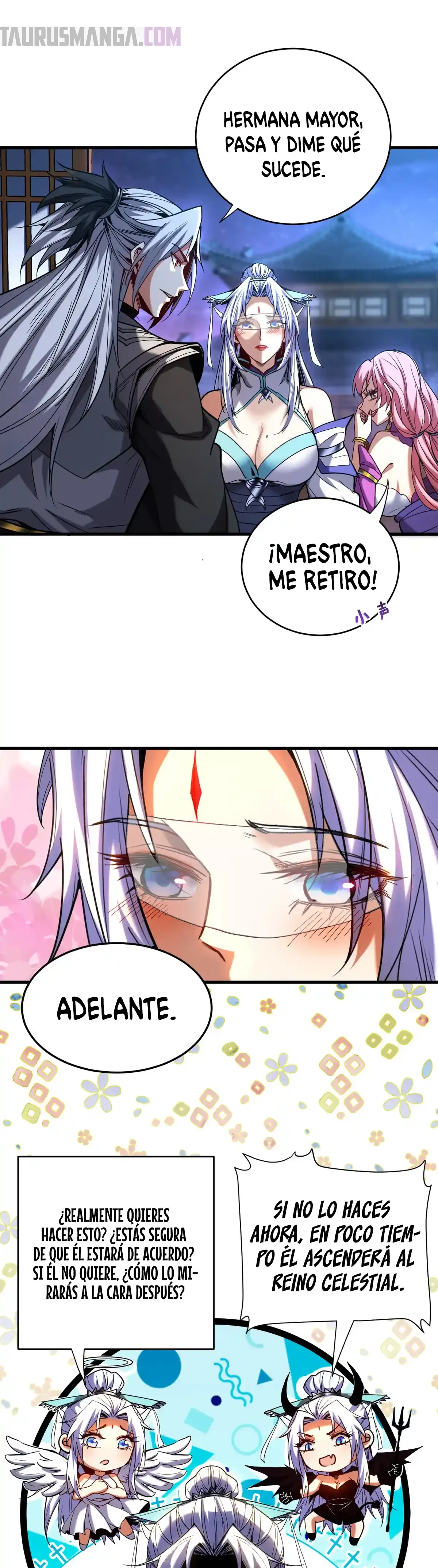 Mientras mis discípulas se matan, yo me relajo! > Capitulo 126 > Page 131